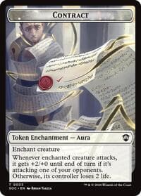 Contract // Copy Double-Sided Token - Commander: Secrets of Strixhaven - Magic: The Gathering card