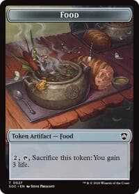 Food // City's Blessing Double-Sided Token - Commander: Secrets of Strixhaven - Magic: The Gathering card