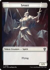Spirit (0006) // Illusion Double-Sided Token - Commander: Secrets of Strixhaven - Magic: The Gathering card
