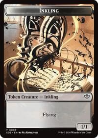 Inkling (0007) // Spirit (0011) Double-Sided Token - Secrets of Strixhaven - Magic: The Gathering card