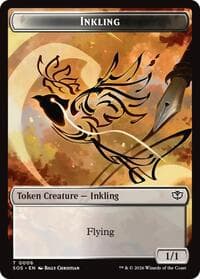 Inkling (0006) // Spirit (0010) Double-Sided Token - Secrets of Strixhaven - Magic: The Gathering card