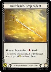 Dawnblade, Resplendent - Mastery Pack Warrior - Flesh and Blood TCG card