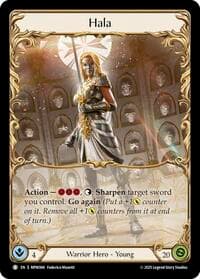 Hala - Mastery Pack Warrior - Flesh and Blood TCG card