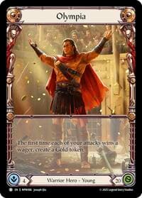 Olympia - Mastery Pack Warrior - Flesh and Blood TCG card