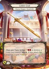 Golden Grail (Marvel) - Mastery Pack Warrior - Flesh and Blood TCG card