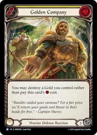 Golden Company (Yellow) - Mastery Pack Warrior - Flesh and Blood TCG card