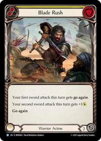 Blade Rush - Mastery Pack Warrior - Flesh and Blood TCG card