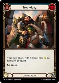 Trot Along - Mastery Pack Warrior - Flesh and Blood TCG card