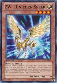 ZW - Unicorn Spear - Super Starter: V for Victory - YuGiOh card