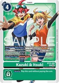 Kazuki & Itsuki - Dual Revolution - Digimon Card Game card