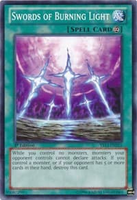 Swords of Burning Light - Super Starter: V for Victory - YuGiOh card