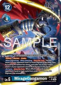 MirageGaogamon (Alternate Art) - Dual Revolution - Digimon Card Game card