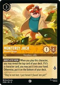 Monterey Jack - Watchful Ranger - Wilds Unknown - Disney Lorcana card