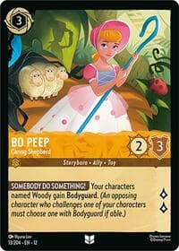 Bo Peep - Caring Shepherd - Wilds Unknown - Disney Lorcana card