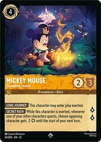Mickey Mouse - Expedition Leader - Wilds Unknown - Disney Lorcana card
