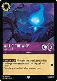 Will o' the Wisp - Forest Spirit - Wilds Unknown - Disney Lorcana card