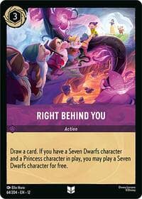 Right Behind You - Wilds Unknown - Disney Lorcana card