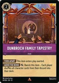 DunBroch Family Tapestry - Wilds Unknown - Disney Lorcana card