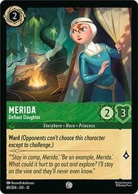 Merida - Defiant Daughter - Wilds Unknown - Disney Lorcana card