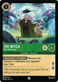 The Witch - Wily Woodcarver - Wilds Unknown - Disney Lorcana card