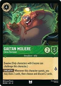 Gaetan Moliere - Clever Burrower - Wilds Unknown - Disney Lorcana card