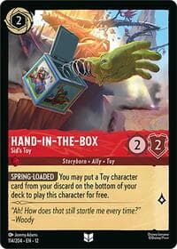 Hand-in-the-Box - Sid's Toy - Wilds Unknown - Disney Lorcana card