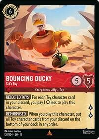 Bouncing Ducky - Sid's Toy - Wilds Unknown - Disney Lorcana card