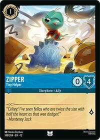 Zipper - Tiny Helper - Wilds Unknown - Disney Lorcana card