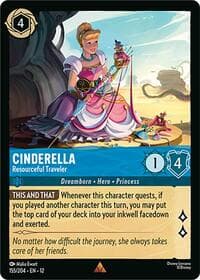 Cinderella - Resourceful Traveler - Wilds Unknown - Disney Lorcana card