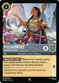 Pocahontas - Steadfast Traveler - Wilds Unknown - Disney Lorcana card
