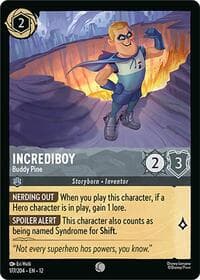 Incrediboy - Buddy Pine - Wilds Unknown - Disney Lorcana card