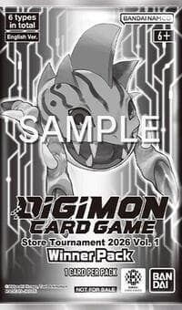 Store Tournament 2026 Vol. 1 Winner Pack - Digimon Promotion Cards - Digimon Card Game card