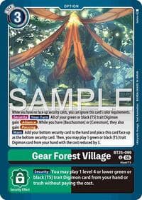 Gear Forest Village - Dual Revolution - Digimon Card Game card