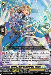 Sword Saint of Itinerant, Idiras - DZ-SS12: Master Deckset -Erika Myojo- - Cardfight Vanguard card