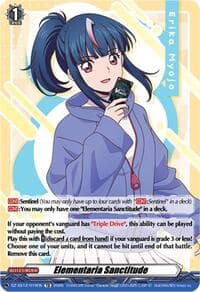 Elementaria Sanctitude - DZ-SS12: Master Deckset -Erika Myojo- - Cardfight Vanguard card