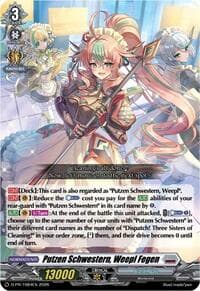 Putzen Schwestern, Weepl Feygen - D Promo Cards - Cardfight Vanguard card