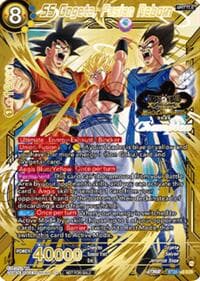 SS Gogeta, Fusion Reborn (2025 World Championship Stamp) (Champion) - Tournament Promotion Cards - Dragon Ball Super: Masters card
