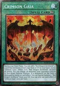 Crimson Gaia (Starlight Rare) - Rarity Collection 5 - YuGiOh card