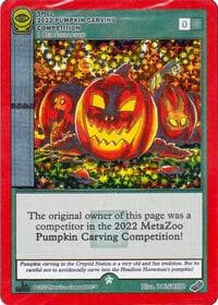 2022 Pumpkin Carving Competition - Miscellaneous Promos - MetaZoo card