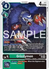 Grizzlymon - BT25-051 - Dual Revolution - Digimon Card Game card