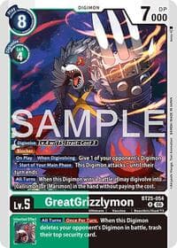 GreatGrizzlymon - Dual Revolution - Digimon Card Game card