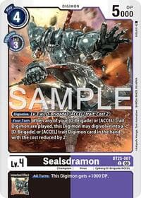 Sealsdramon - Dual Revolution - Digimon Card Game card