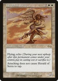 Herald of Serra - Urza's Saga - Magic: The Gathering card