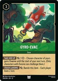Gyro-Evac - Wilds Unknown - Disney Lorcana card