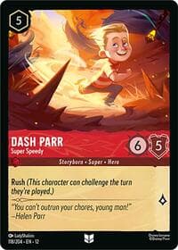 Dash Parr - Super Speedy - Wilds Unknown - Disney Lorcana card