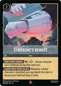 Syndrome's Remote - Wilds Unknown - Disney Lorcana card