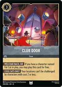 Club Door - Wilds Unknown - Disney Lorcana card