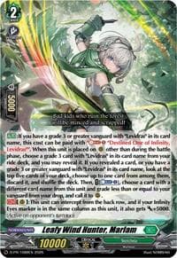 Leafy Wind Hunter. Marlam - D Promo Cards - Cardfight Vanguard card