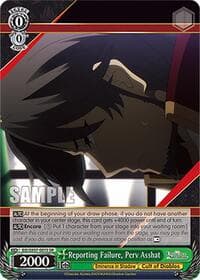 Reporting Failure, Perv Asshat (SR) - The Eminence in Shadow - Weiss Schwarz card