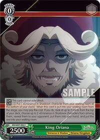 King Oriana - The Eminence in Shadow - Weiss Schwarz card
